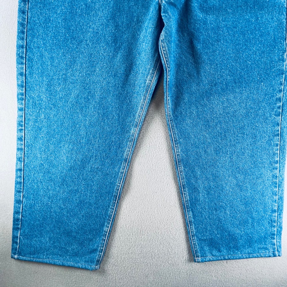 Carhartt Men Jeans 100% Cotton 44x32 Relaxed Tapered B17-DST Workwear Blue - Picture 11 of 12